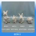 2016 new arrival hotsale ceramic standing rabbit,ceramic rabbit figurine,ceramic rabbit statue